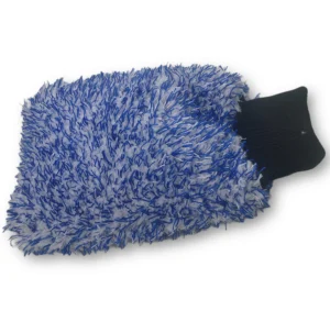 BLUE HORNET MICROFIBER CAR WASH MITT.