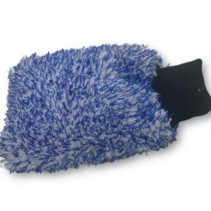 BLUE HORNET MICROFIBER CAR WASH MITT.