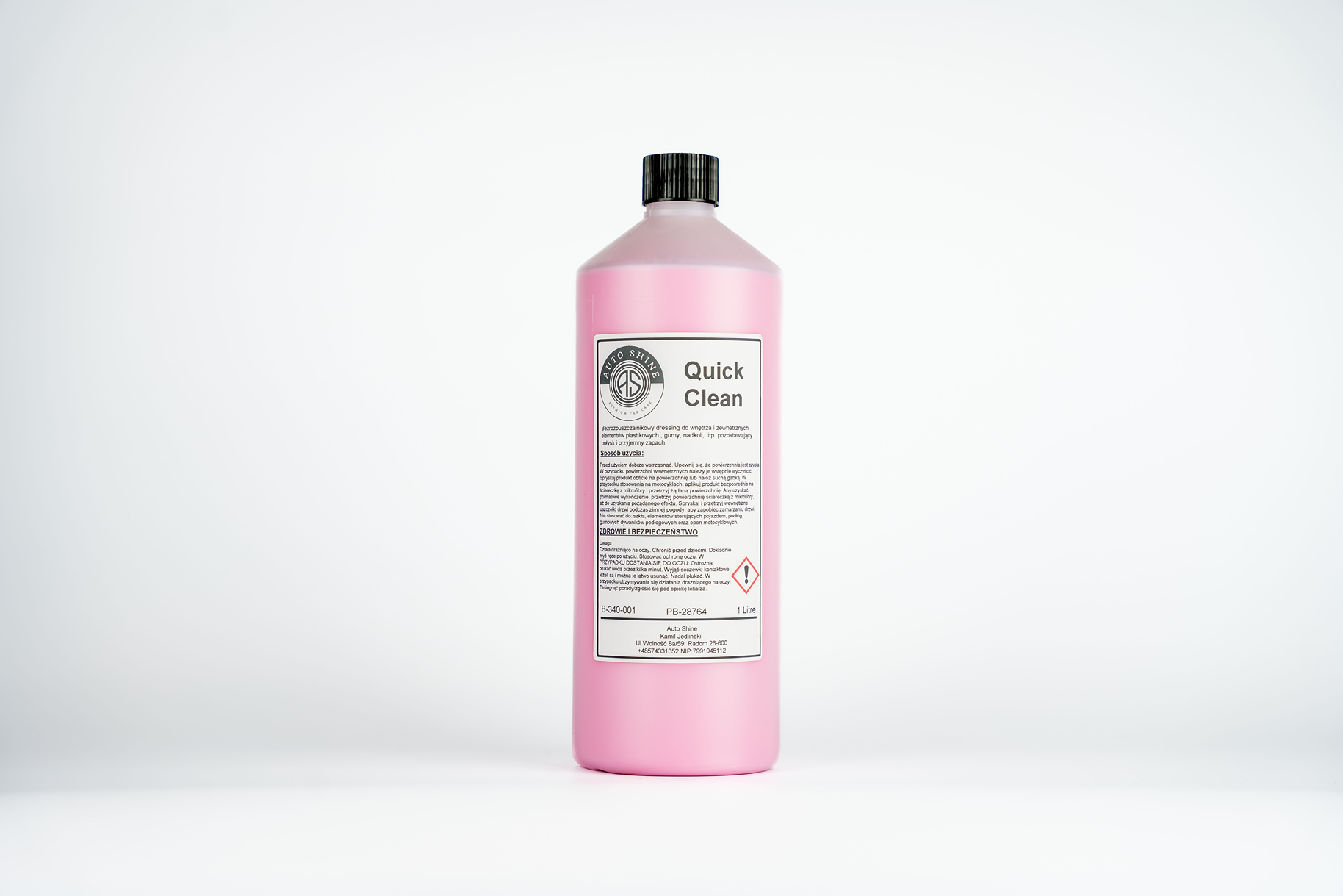 Auto Shine Quick Clean dressing do plastików