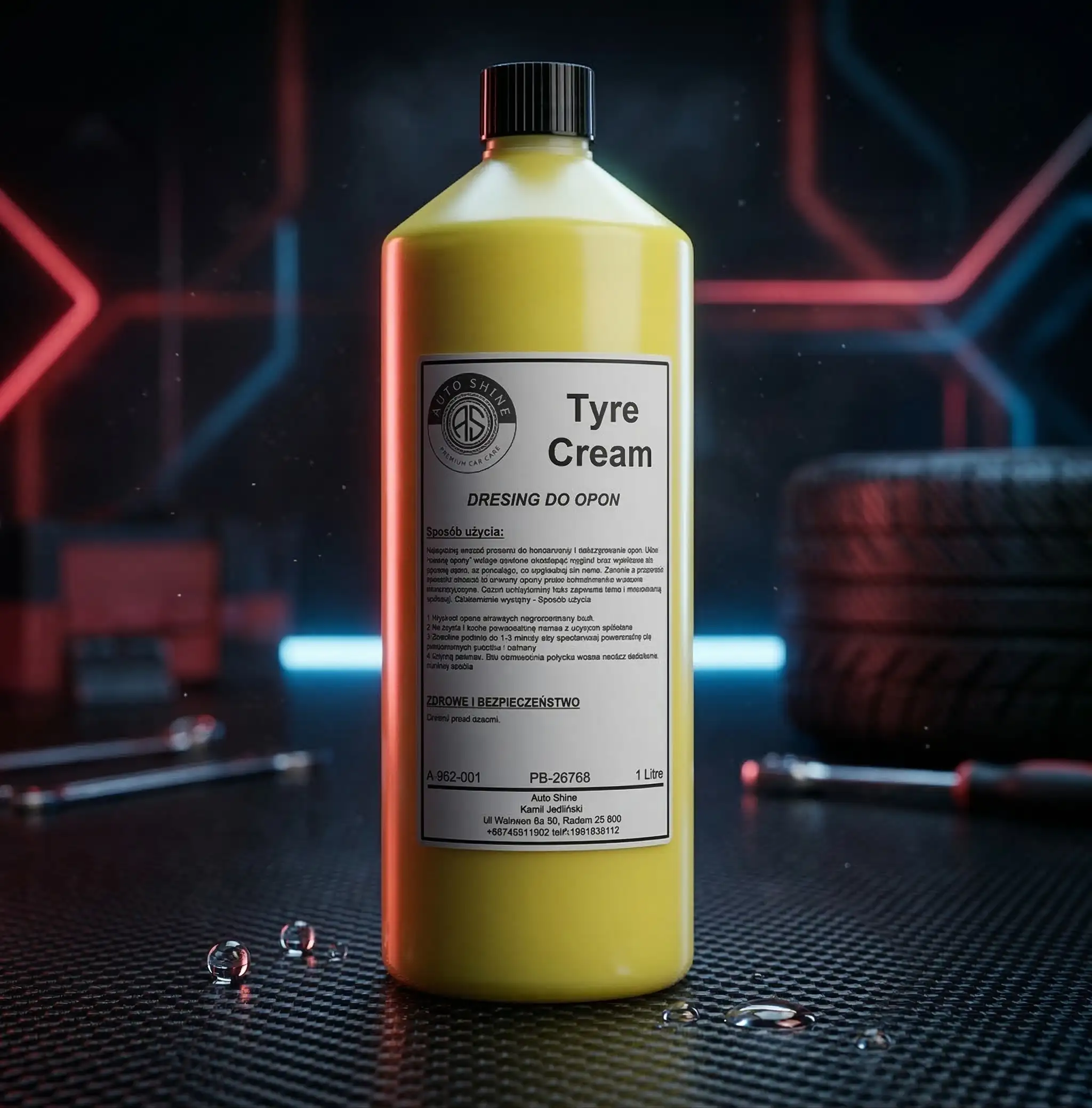 Auto Shine Tyre Cream żelowy dressing do opon - obrazek 16