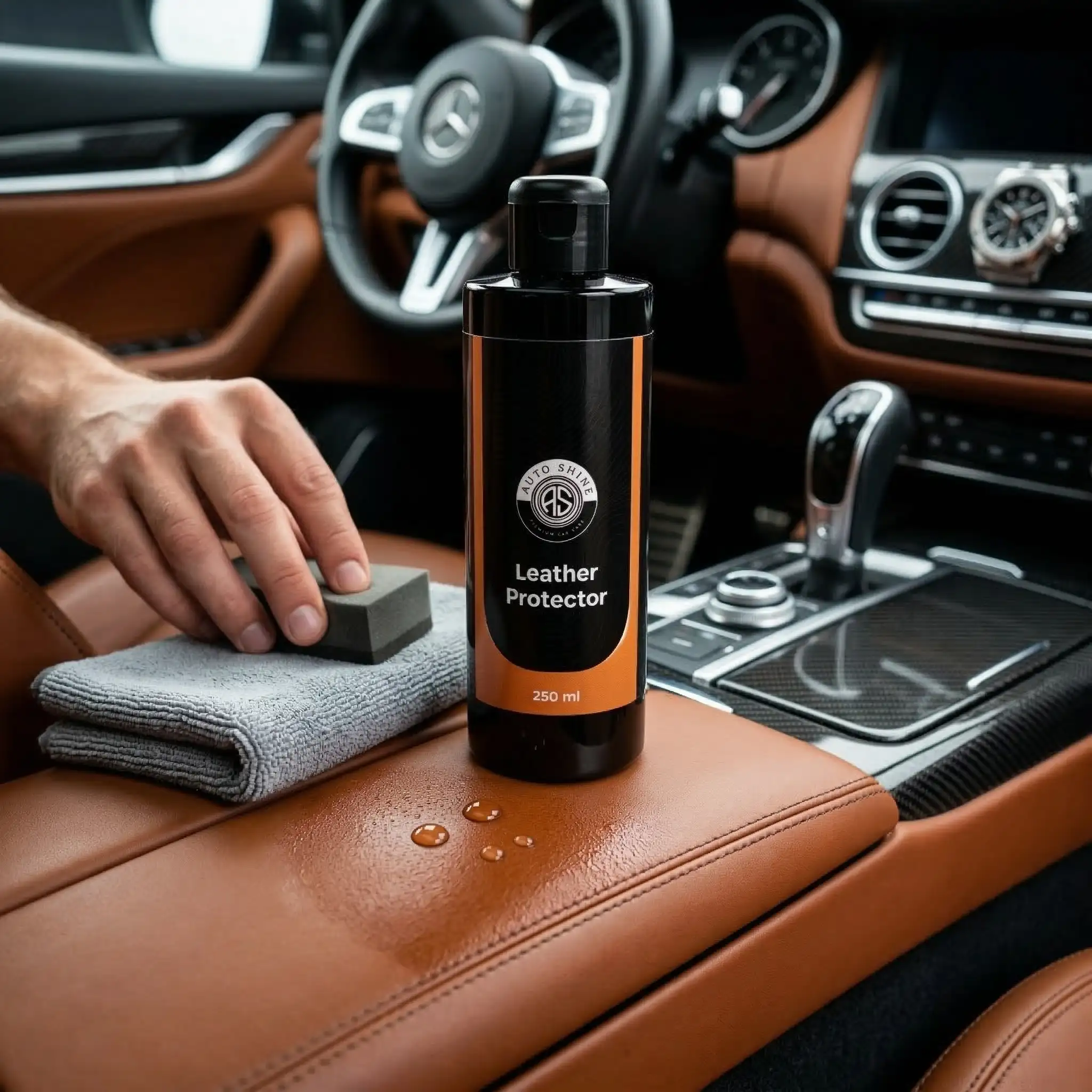 Auto Shine Leather Protector mleczko do konserwacji skóry 250ml