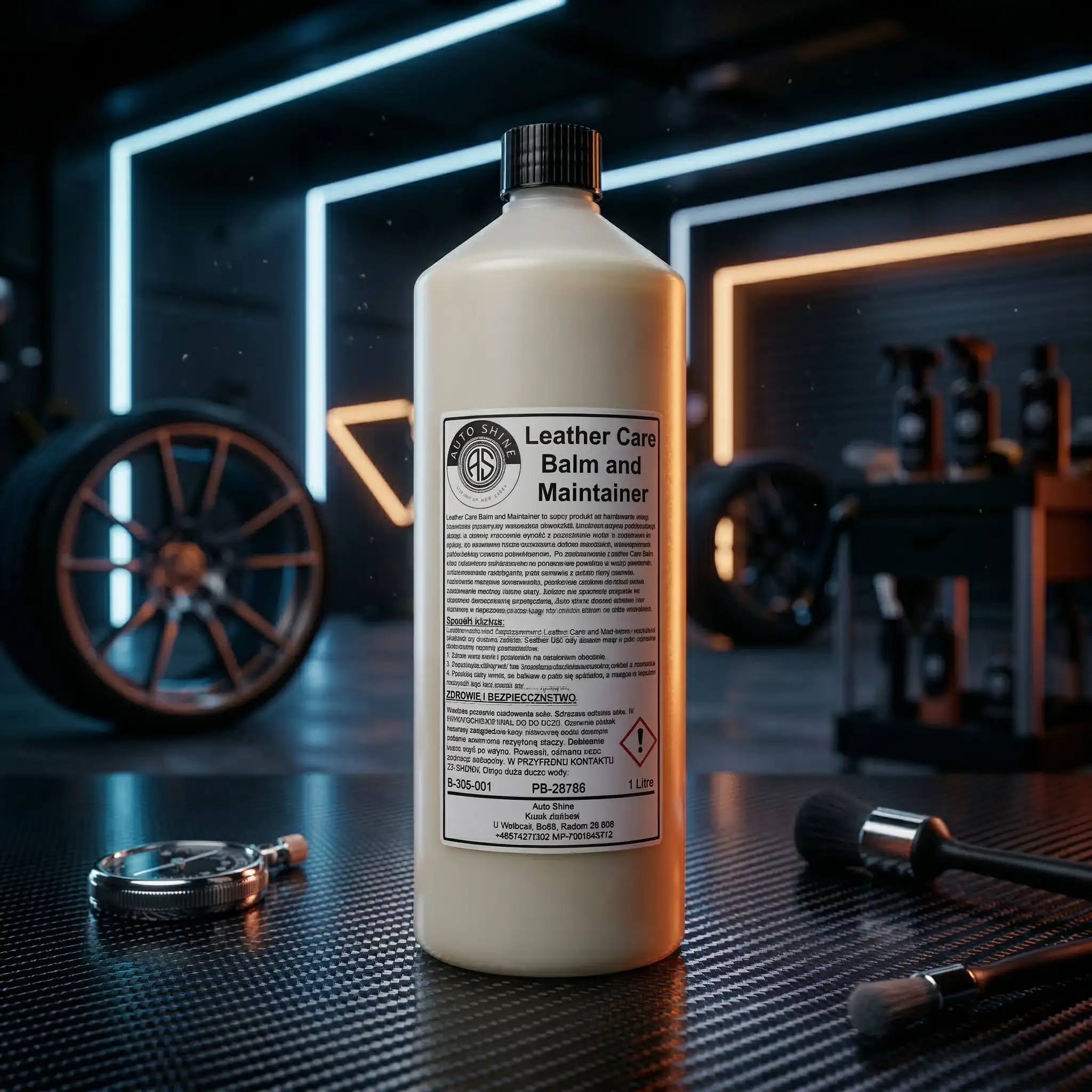 Auto Shine Leather Care Balm and Maintainer impregnat do skóry 1L