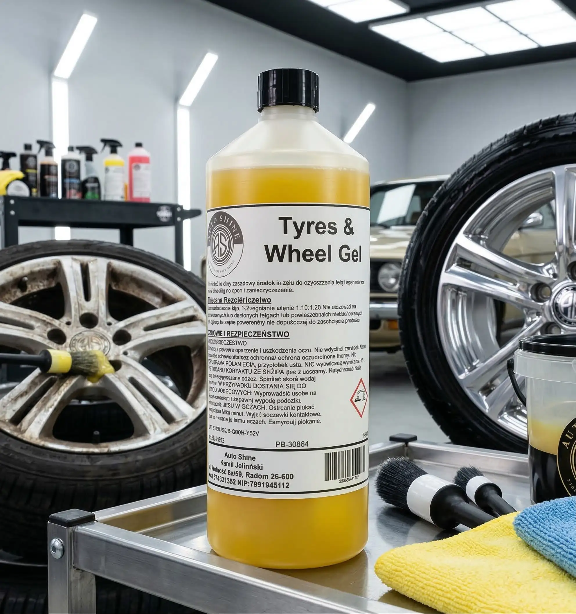 Auto Shine Tyres & Wheel Gel płyn do mycia felg i opon