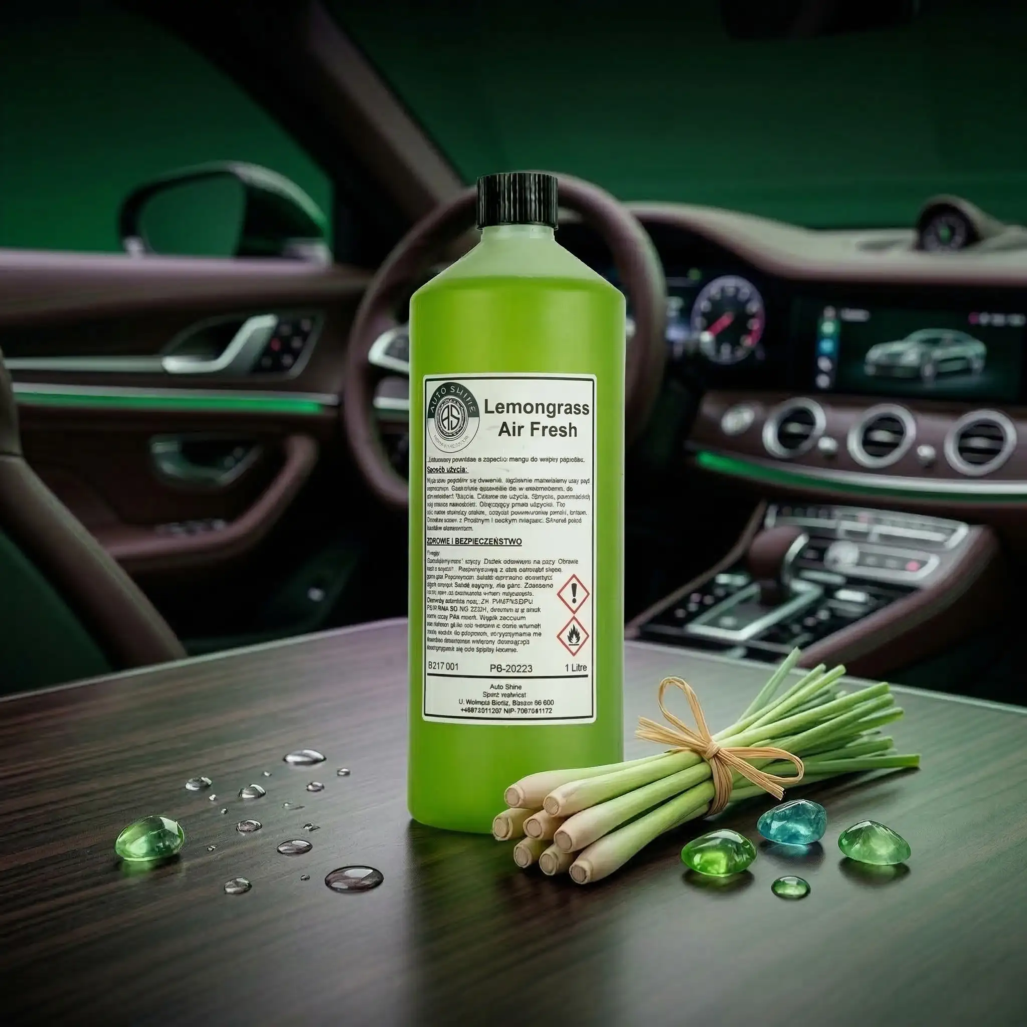 Auto Shine Lemongrass Air Fresh odświeżacz powietrza 1L