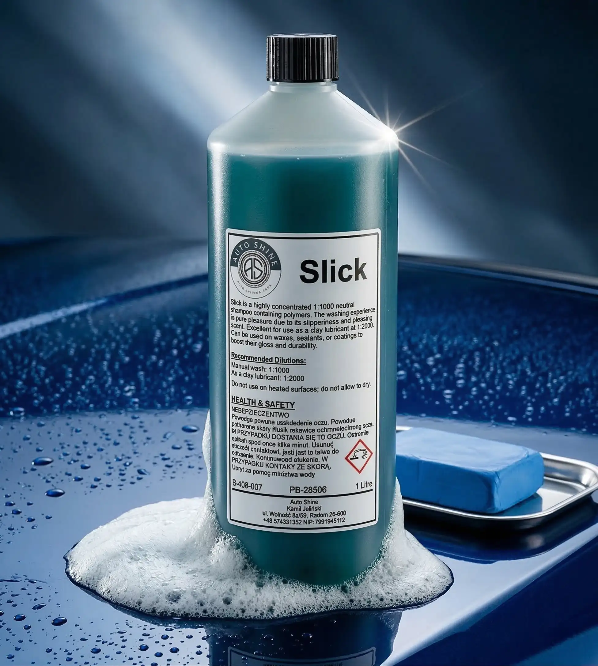 Auto Shine Slick neutralny szampon samochodowy 1:1000