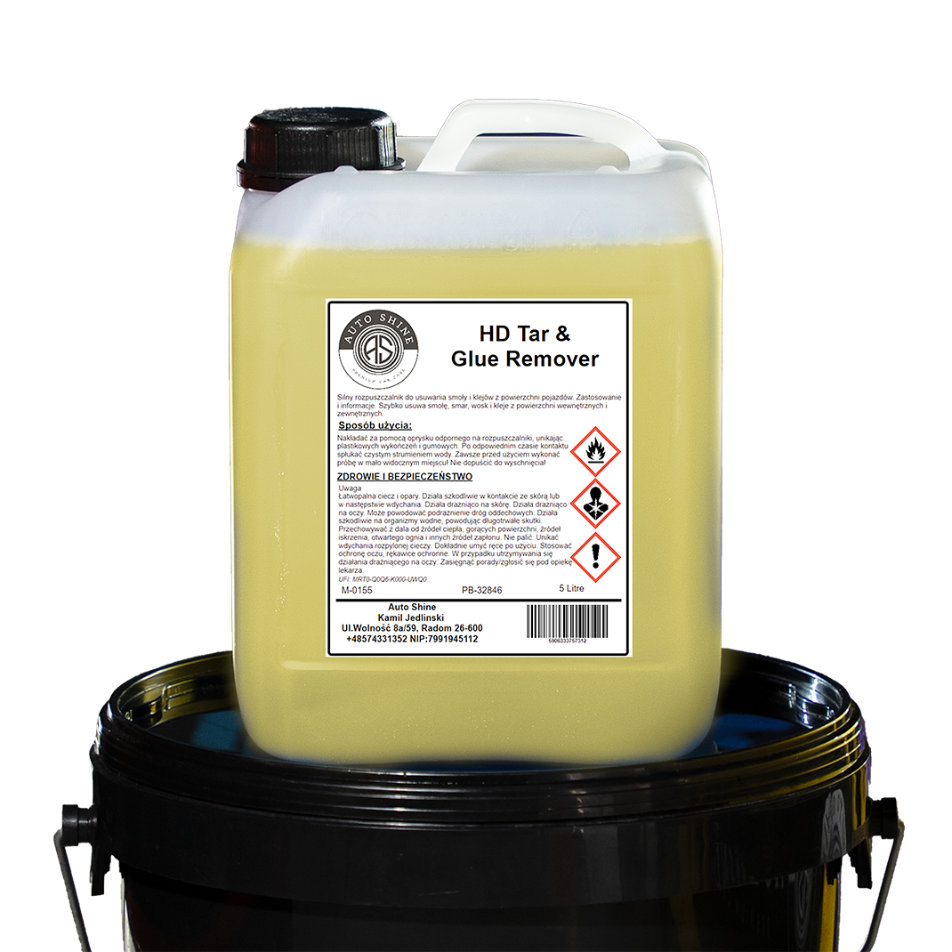 Auto Shine HD Tar & Glue Remover mocny środek do usuwania smoły i kleju 5L