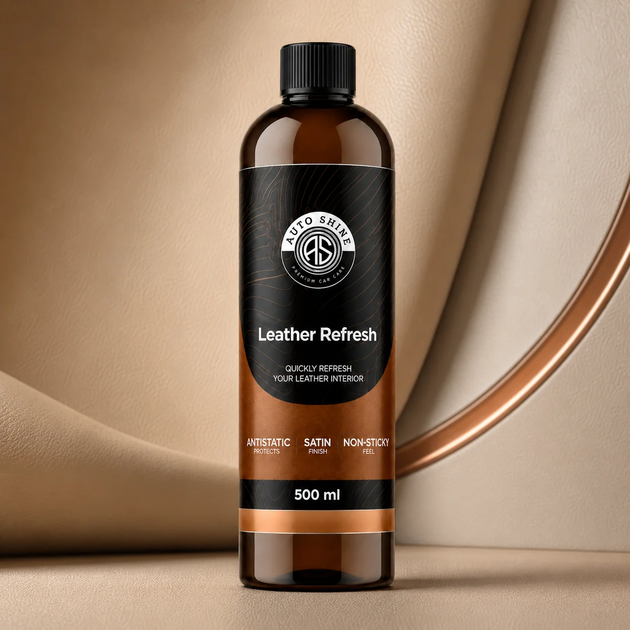 Auto Shine Leather Refresh – Czystość, Odżywienie, Matowe Wykończenie 500 ml - obrazek 3