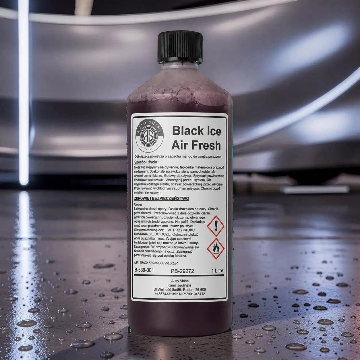 Auto Shine Black Ice Air Fresh odświeżacz powietrza 1L