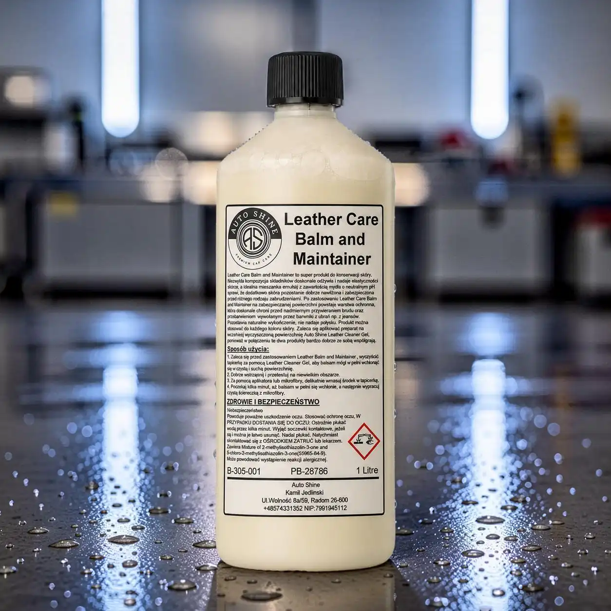 Auto Shine Leather Care Balm and Maintainer impregnat do skóry 1L