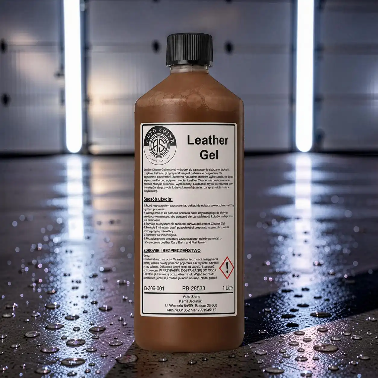 Auto Shine Leather Gel środek do czyszczenia skóry 1L - obrazek 5