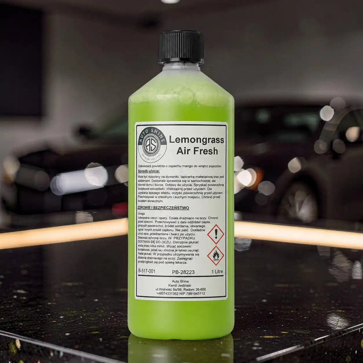 Auto Shine Lemongrass Air Fresh odświeżacz powietrza 1L