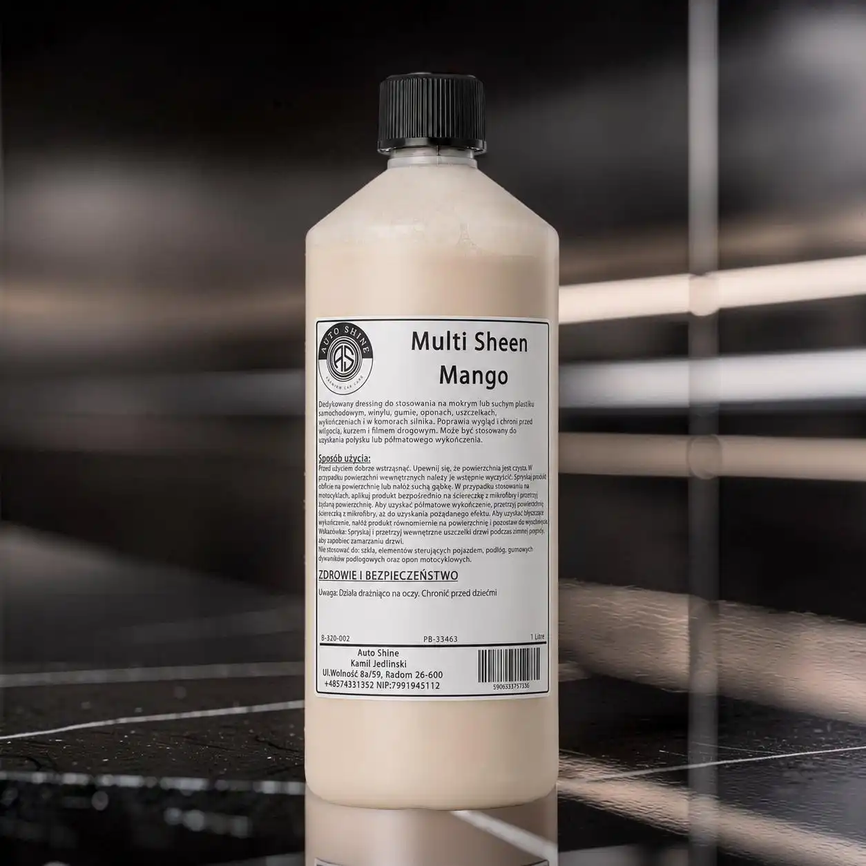 Auto Shine Multi Sheen Mango dressing do tworzyw sztucznych