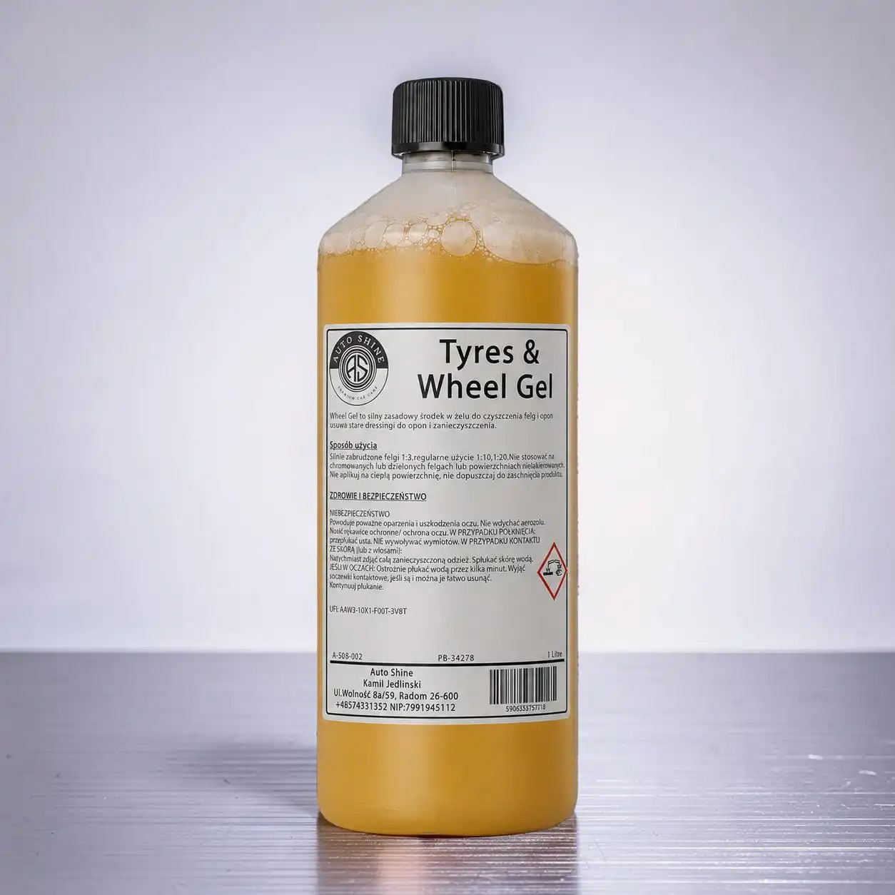 Auto Shine Tyres & Wheel Gel płyn do mycia felg i opon - obrazek 4