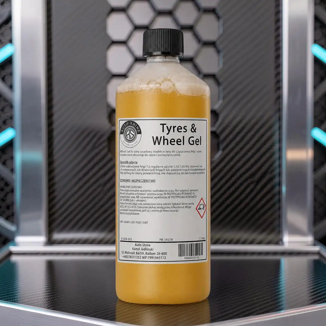 Auto Shine Tyres & Wheel Gel płyn do mycia felg i opon - obrazek 3