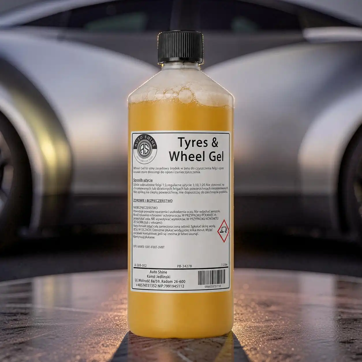 Auto Shine Tyres & Wheel Gel płyn do mycia felg i opon - obrazek 5