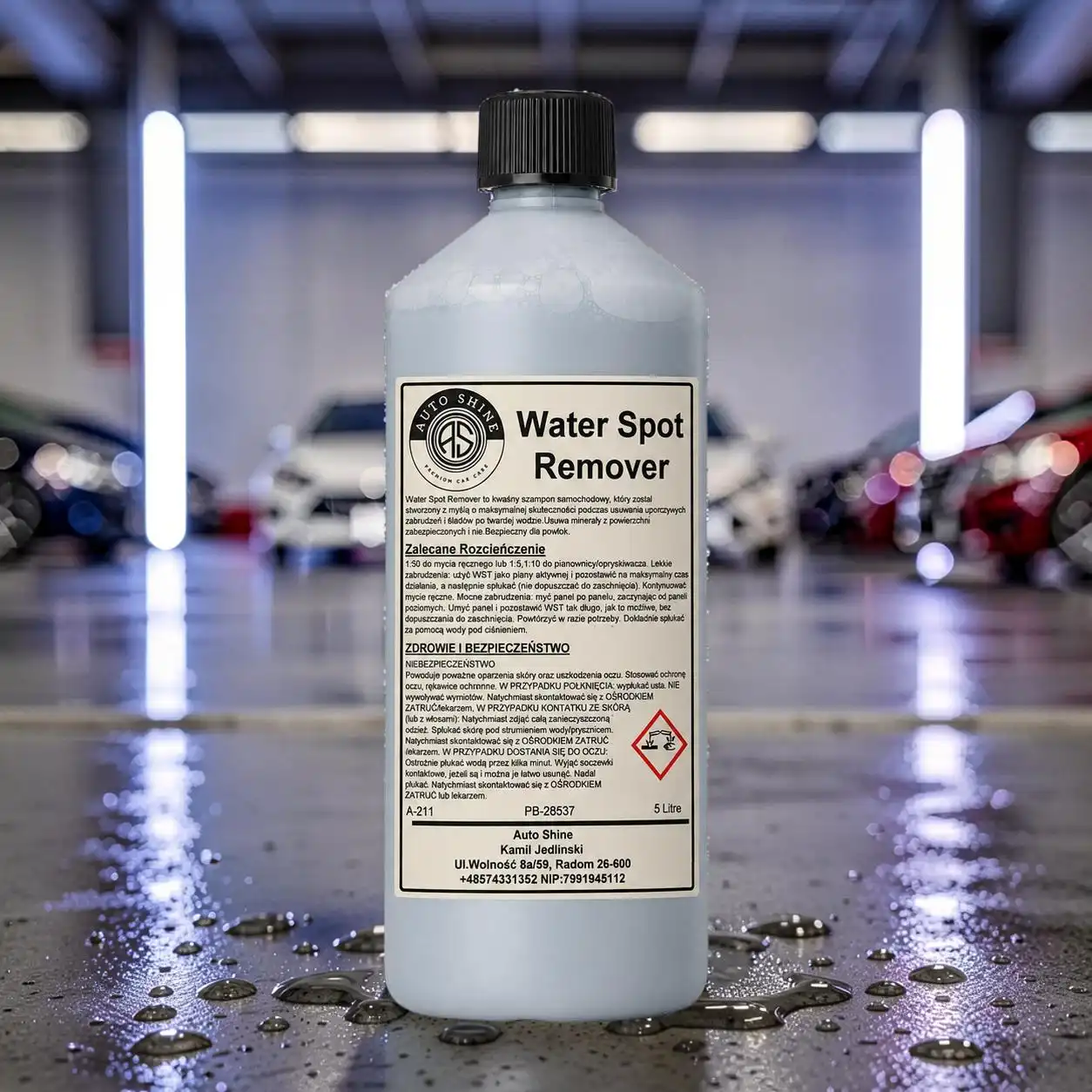 Auto Shine Water Spot Remover kwaśny środek do usuwania mineralnych zabrudzeń